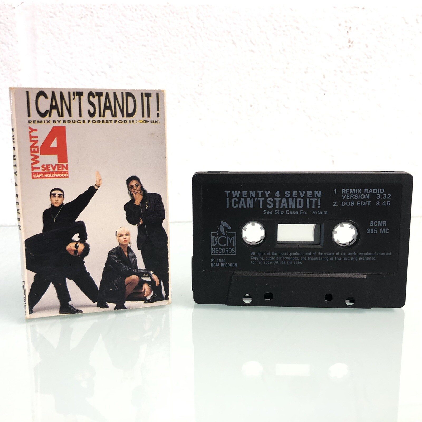Twenty 4 Seven, I Can't Stand It! Cassette Tape single (BCM Records, 1990)