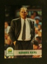 1993 NBA Hoops - Seattle Supersonics - GEORGE KARL