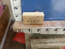 saying 2005 stampin up saying best wishes congratulations rubber stamp 1S