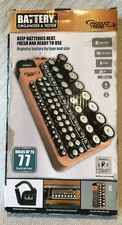 The Battery Organizer and Tester with Cover, Battery Storage Organizer New Box