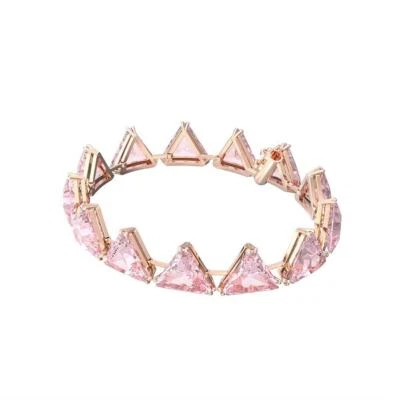 Swarovski Damen Armband Armreif Rosé Ortyx Kristalle Dreieckschliff Rosa 5614934 - Bild 1 von 4