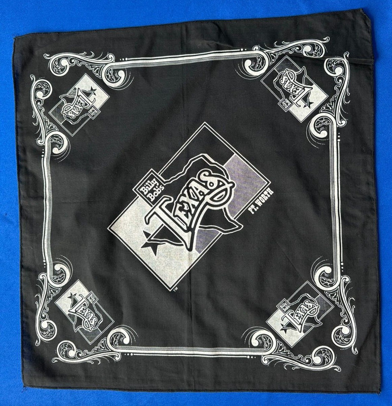 Billy Bob's Texas  Ft. Worth Logo bandana