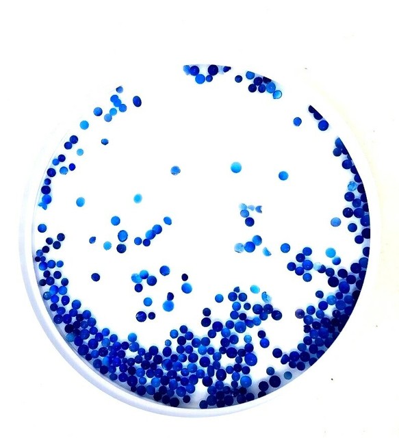 2 POUNDS PREMIUM SILICA GEL DESICCANT BLUE BEADS, COLOR CHANGE
