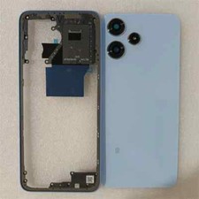 For Xiaomi Redmi 12 5G Housing Case Middle Frame Glass Battery Back Cover Door