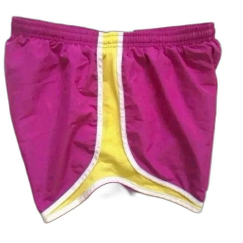 Nike Tempo Shorts Running Athletic Dri Fit Bright Pink Yellow SZ M / S -No liner - Picture 4 of 9