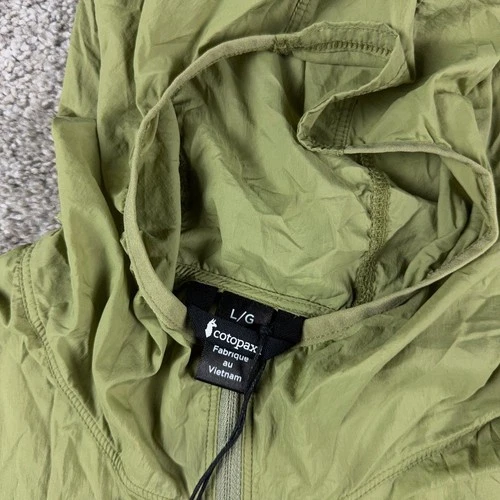 Cotopaxi Jacket Mens Large Green Hooded Pacaya Lite Packable Hiking Hiker New image 3