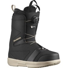 Stivali da snowboard uomo 2026 Salomon Faction BOA nuovi nero/nero/pioggia