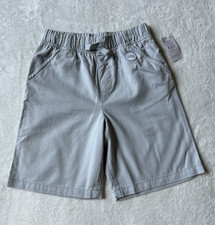 365 Kids Garanimals Boys Gray Pockets Elastic Waist Woven Shorts Size 8 NWT
