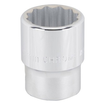 Vulcan MT-SM6029 Drive Socket, 29 mm Socket, 3/4 in Drive, 12-Point, Chrome Vana