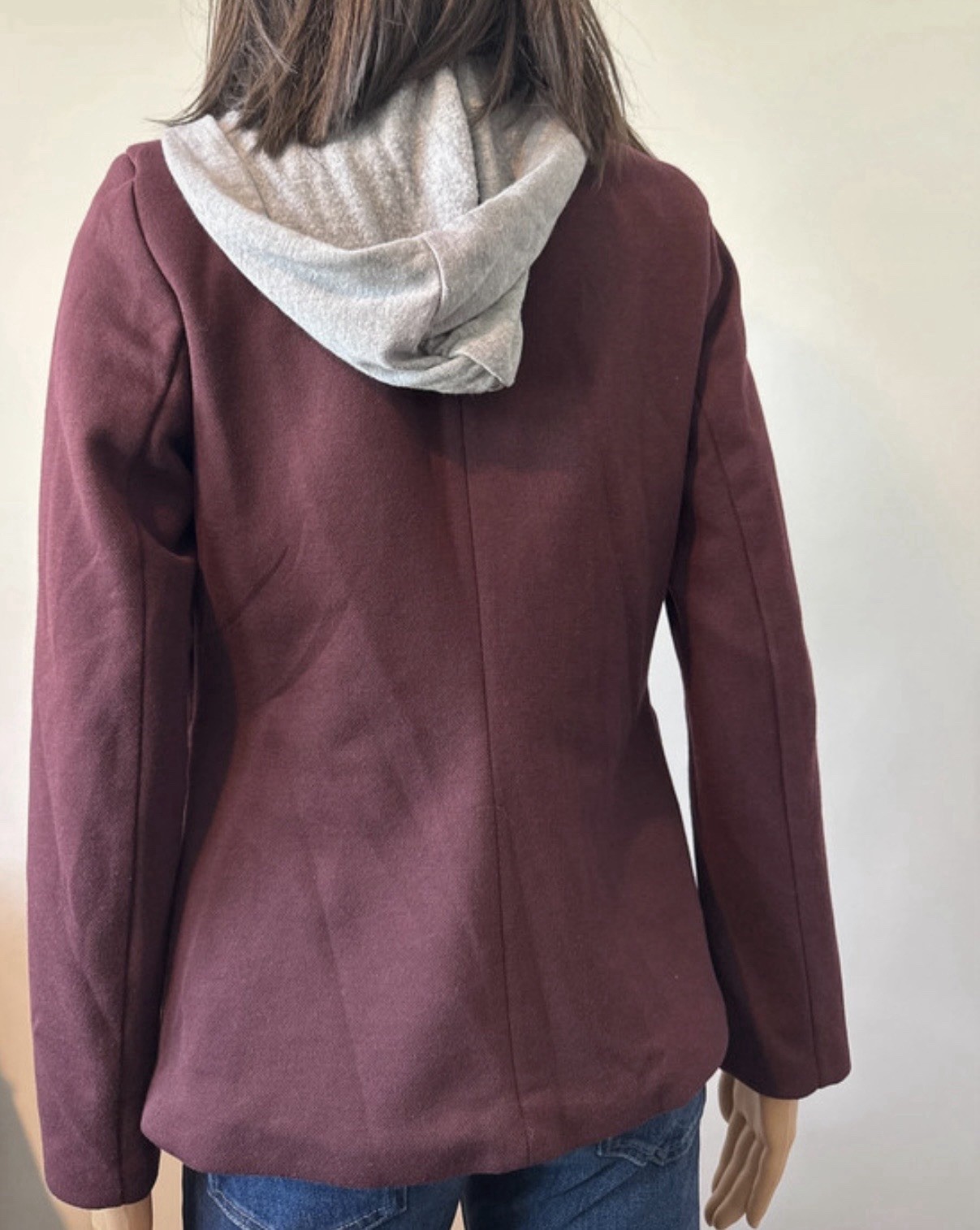 one by chapter one Burgundy Collared Button Blaze… - image 8