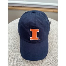 Illinois Fighting Illini Hat Cap Signatures Navy Orange NCAA