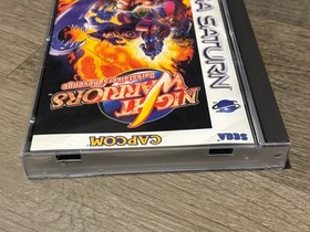 Night Warriors Darkstalkers Revenge Sega Saturn Complete CIB w/Reg Card NM Shape