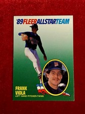 1989 Fleer - All Star Team Insert #12 Frank Viola ⚾️ Minnesota Twins 