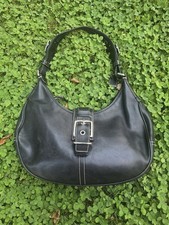 COACH Vintage 4174 Flatiron Zip In Black Glove Tanned COACH Vintage 4174 Flatiron Zip In Black Glove Tanned