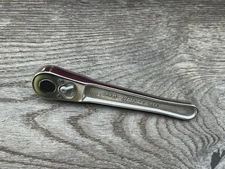 Vintage Snap-On Tools 3/8" Drive FV71 Ratchet 6" USA