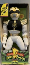 1994 Mighty Morphin Power Rangers White Ranger Plush Tommy Stuffed Soft Toy