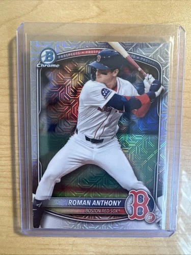 2025 Bowman Chrome - Prospects Roman Anthony #BCP-167 Mojo Refractor (RC)