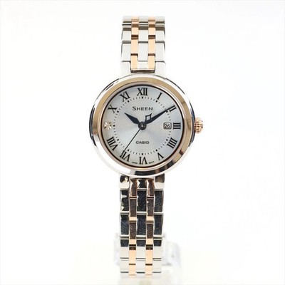 CASIO SHEEN SHS-4530SPGJ-7 Silver Sapphire Model Women's Watch New in Box