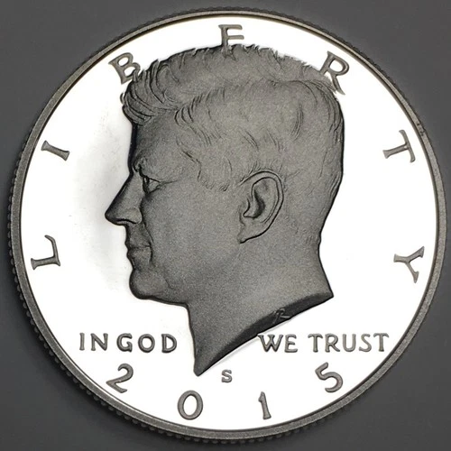 2015-S Silver Proof Kennedy Half Dollar - 90% Silver - (PR) KM#A202c - HD15SS