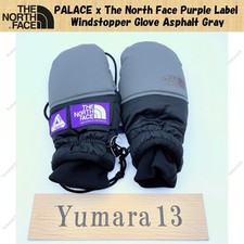 Guanto Windstopper PALACE x The North Face Purple Label grigio asfalto