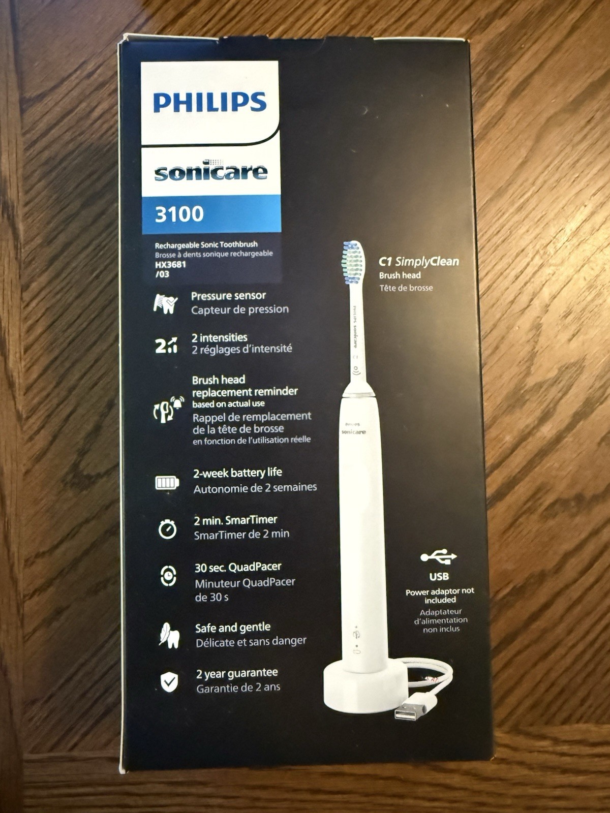 Philips Sonicare 3100 Power Toothbrush Kit