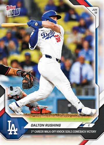2026 Topps Now 354 Dalton Rushing