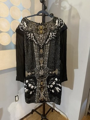 Just Cavalli Silk Mini Dress in Multi