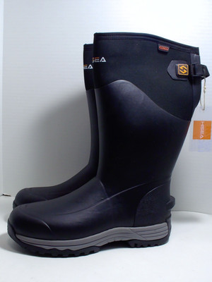 HISEA Rubber Rain Boots for Men, WP Insulated Neoprene Hunting Boots,  size 11