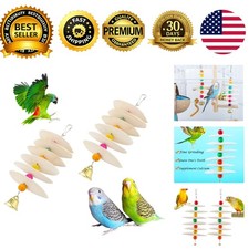 2 Pack Bird Cuttlebone Chew Toy Natural Calcium Cuddle Bone for Parrot Conure