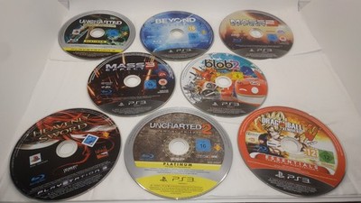 DISC ONLY PAL Playstation 3 PS3 Games 12 CDs Dragon Ball Mass Effect Uncharted