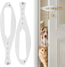 Cat Door Latch Stopper Pet Door Latch 5 Adjustable Size Strap 2.5-6" Wide 2 Pcs