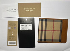 Burberry Portafoglio Wallet  Horseferry Canvas Leather