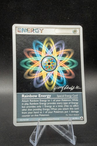 Pokémon TCG Rainbow Energy EX Legend Maker Pokemon Promos 81/92 2007 WC LP +