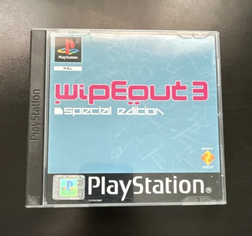 Wipeout 3 Special Edition PAL Sony PlayStation 1 PS1 Game CIB (Ultra Rare)