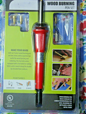 SE 9 Piece Wood Burning Pen Set Carving Hot Knife Soldering Iron Tip Set