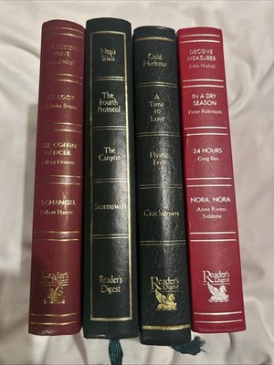 Four X 4-Novel Readers Digest Hardcover Books 16 Novels In Total Various Authors