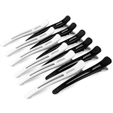 Hair Styling and Sectioning Accessories - 12 Pack Non-Slip Silicone Hair Clips f