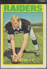 1972 Topps #86 Jim Otto Oakland Raiders