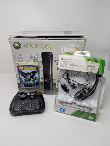 Xbox 360 Elite 120 Go - Noire - Fonctionne Parfaitement + Lot De Jeux Neufs