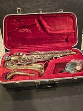 Vtg Armstrong Alto Saxophone USA Elkhart w Case Untested For Condition See Pics