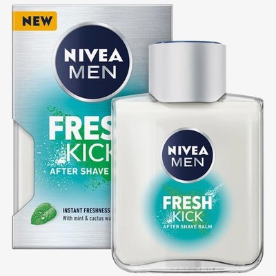 Nivea Men Fresh Kick After Shave Balm 100ml 3.3oz Mint & Cactus Water Hydration