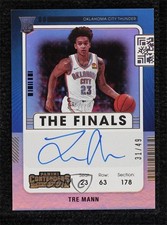 2021-22 Panini Contenders The Finals Ticket 31/49 Tre Mann #118 Auto s3g