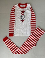 New Hanna Andersson Dr.Seuss Cat in the Hat Pajama Size 160 14 