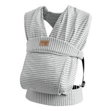 Baby Wraps Carrier Newborn to Toddler, Kangaroo Cotton, Striped Grey