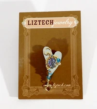 Liztech 2016 SWEETHEART 1.75" Brooch Pin Scarce
