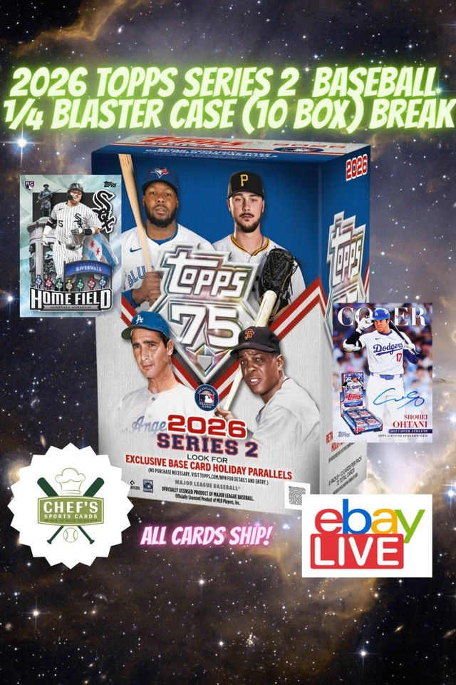 2026 TOPPS SERIES 2 BASEBALL 1/4 BLASTER CASE (10 BOX) BREAK #10