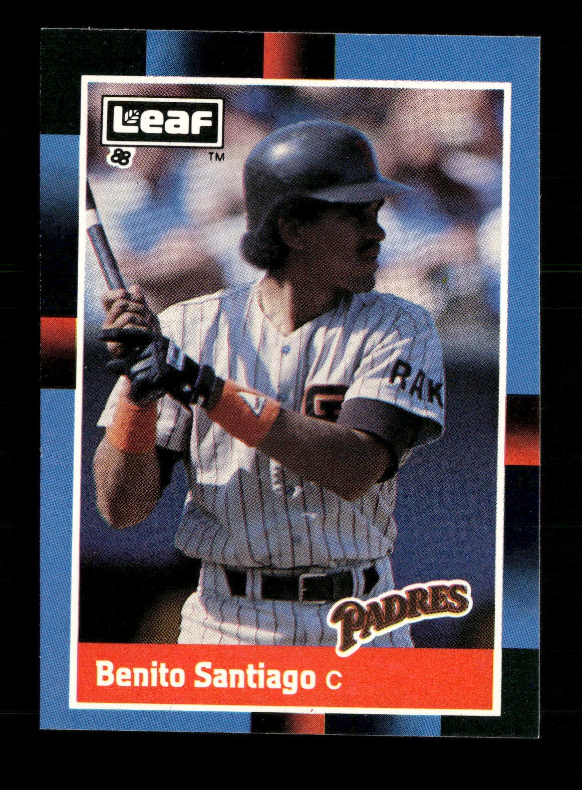 1988 Leaf #58 Benito Santiago San Diego Padres