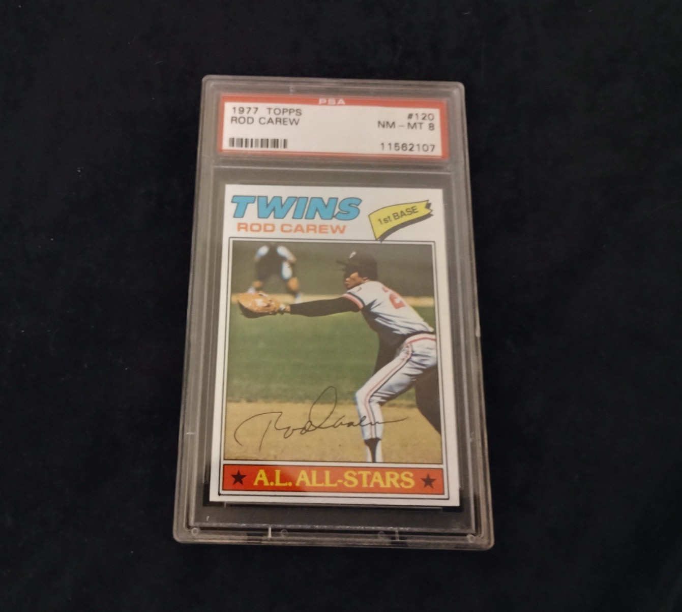 1977 topps rod carew psa 8