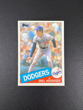 1985 Topps - Orel Hershiser #493 (RC) ROOKIE CARD, Nice!. rookie card picture