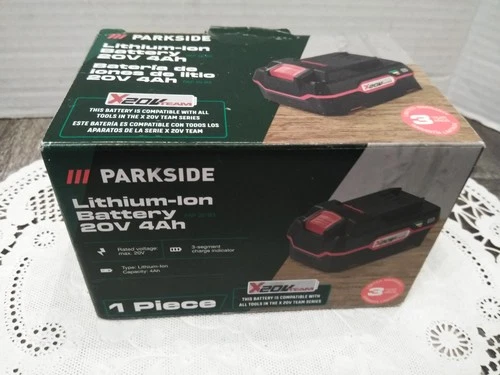 Parkside - Powerful 20v 4Ah Li-Ion Rechargeable Battery/ (1 BATTERY ONLY) NEW